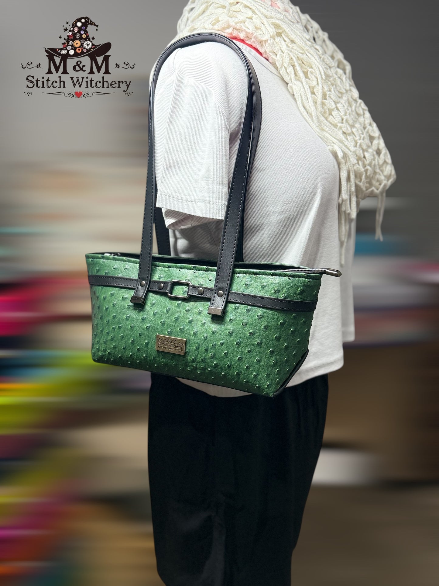 Celeste East West Bag (Green)