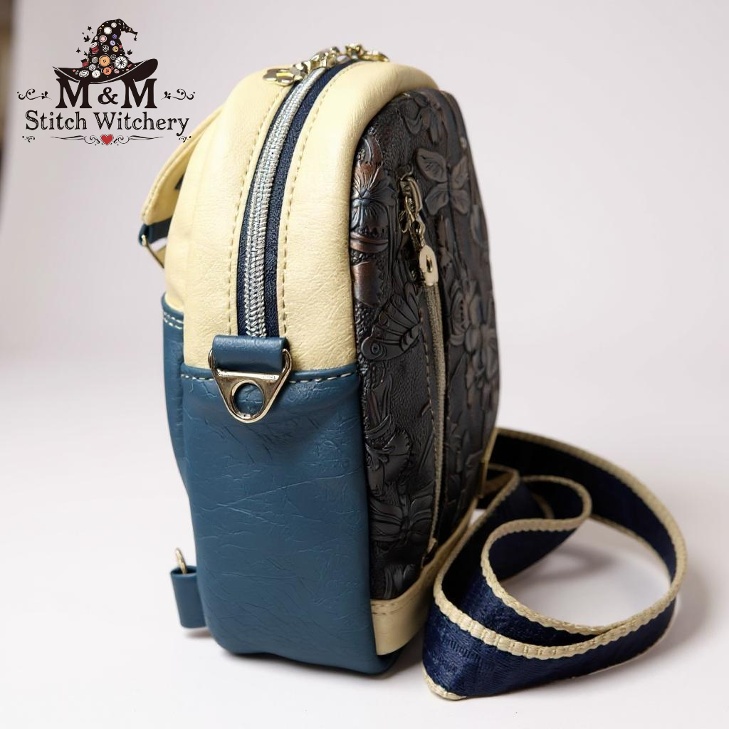 The Pebble Sling (Blue Dragonflies)