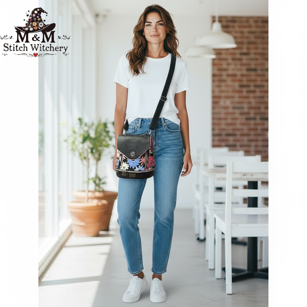 The Clover Convertible Bag (Flowers)