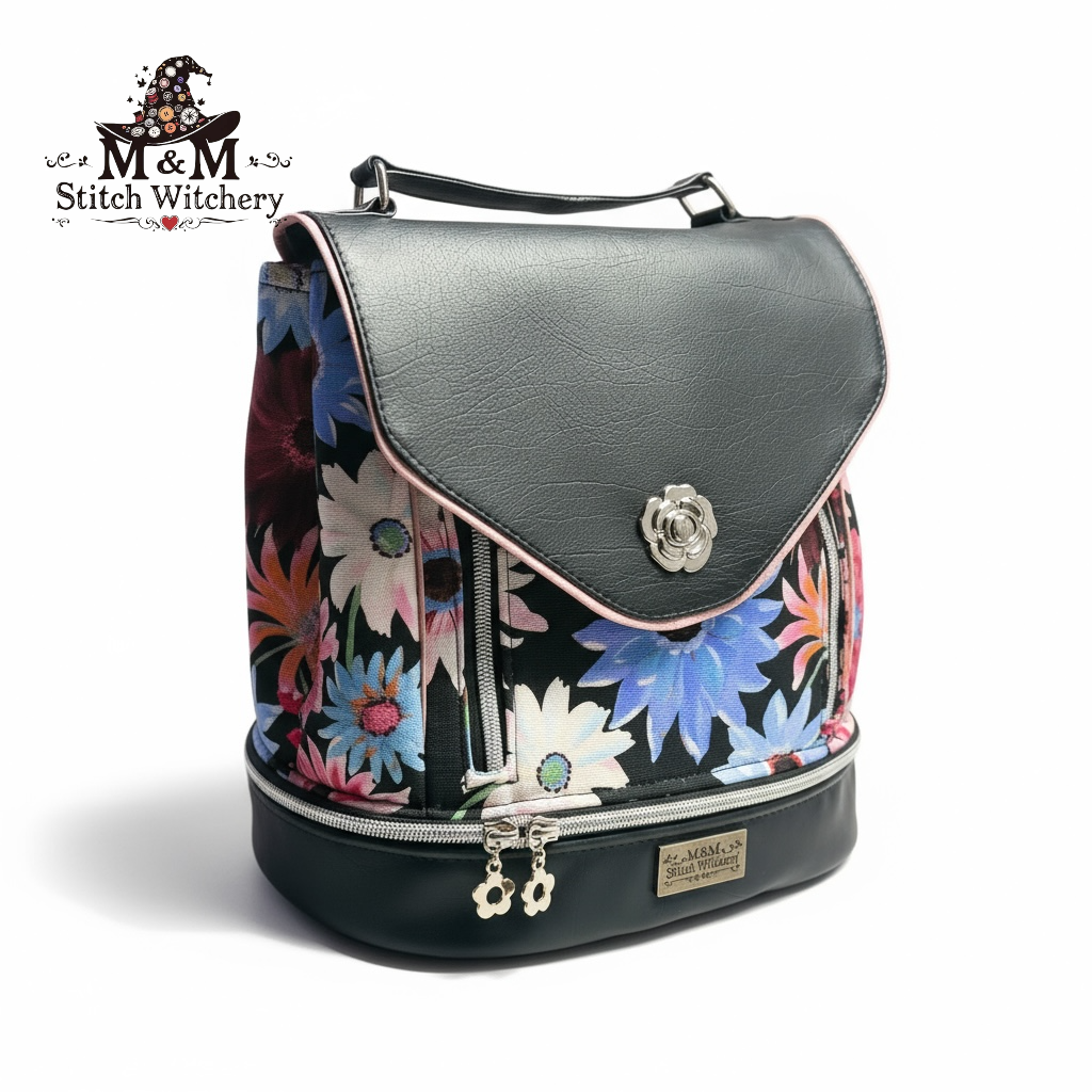 The Clover Convertible Bag (Flowers)