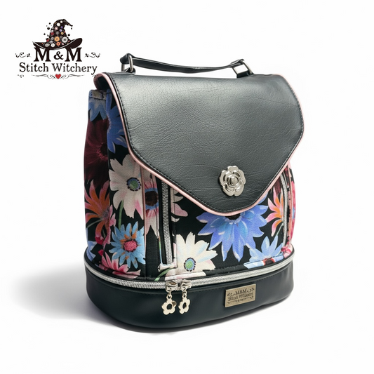 The Clover Convertible Bag (Flowers)