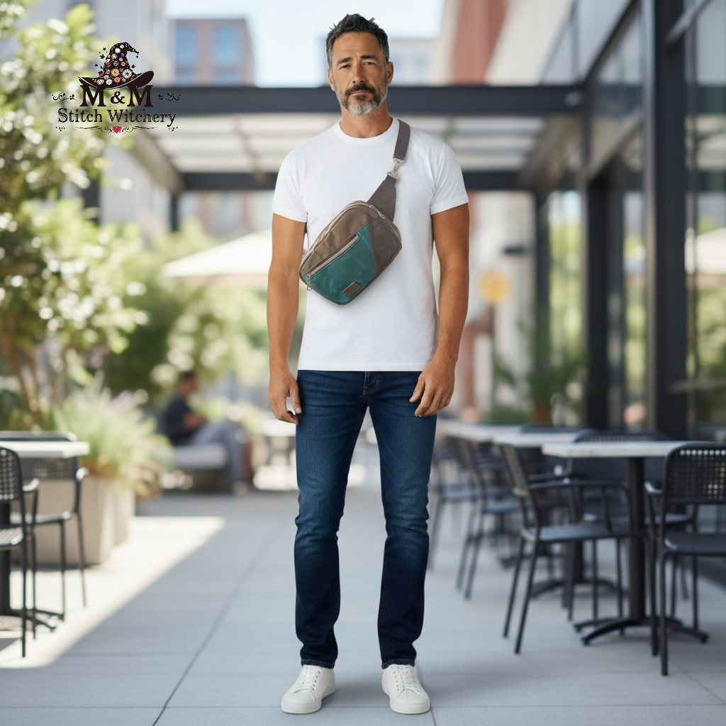 Trio Crossbody Medium (Turqoise)