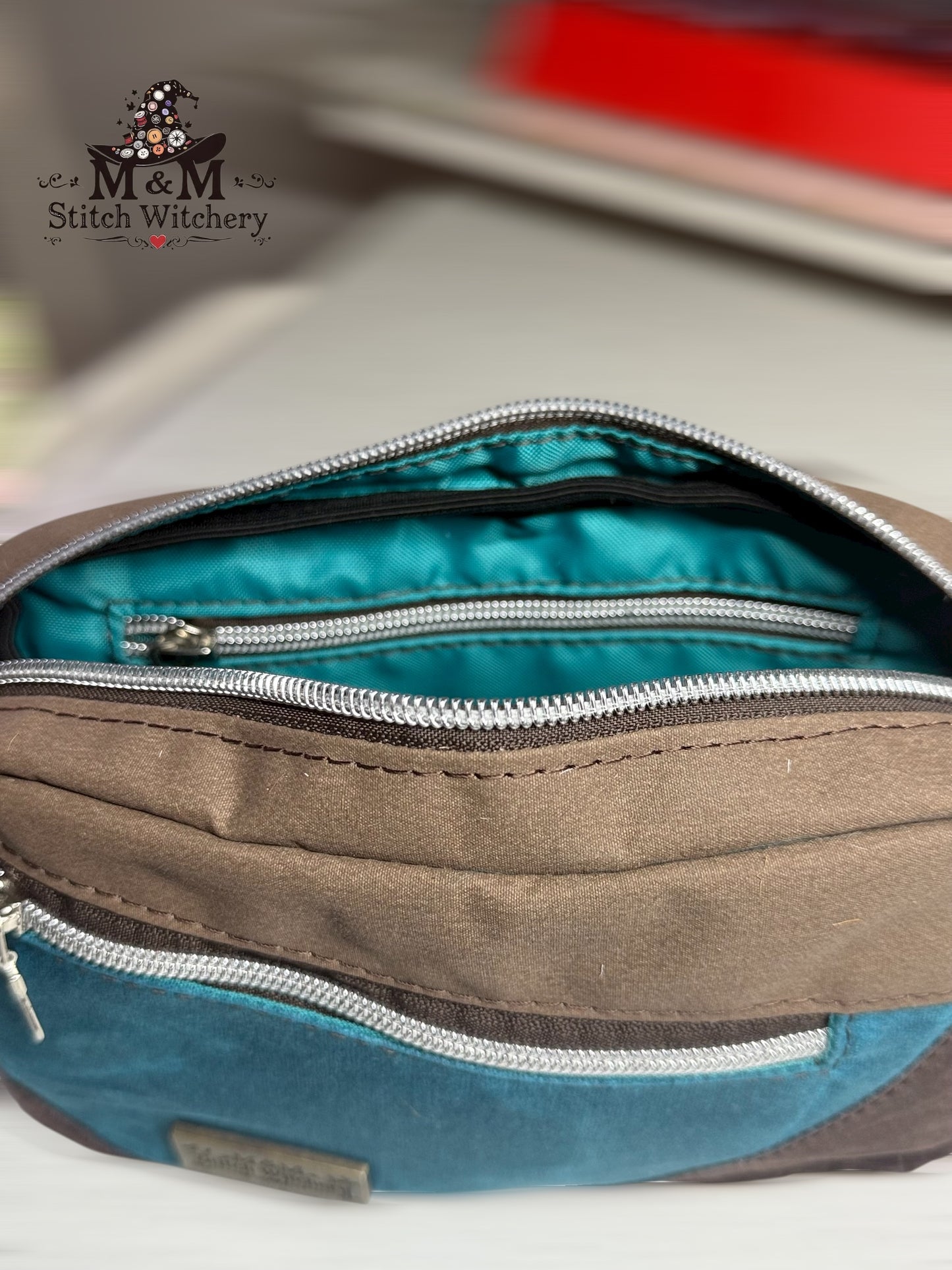 Trio Crossbody Medium (Turqoise)