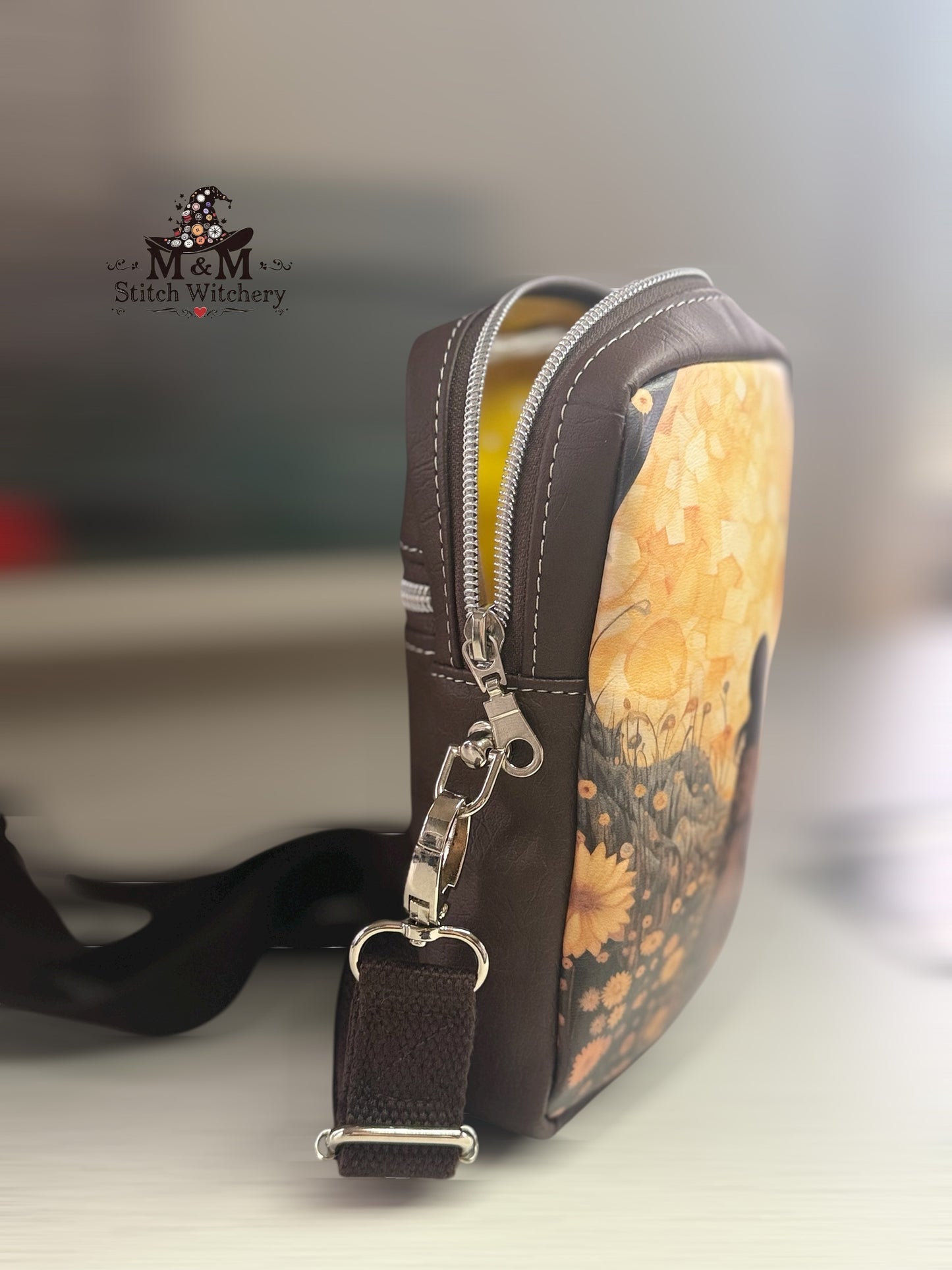 On the Go Mini Sling (Girl in Flowers)