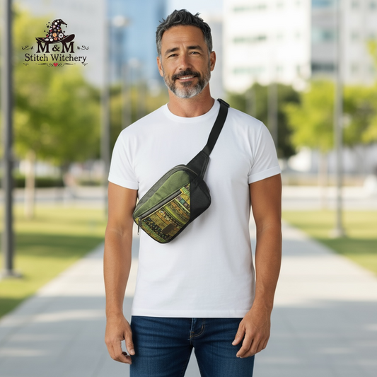 Trio Crossbody Medium (Geometric)