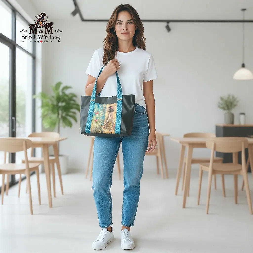 The GQ Tote Bag (Turcoise)